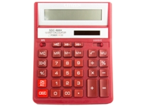 Калькулятор - 12раз. "CITIZEN" SDC-888XRD/RU красный (2 пит.. 2 пам.. 158 x 203 x 31 мм) (CBM)