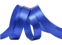 Лента упаковочная атласная - 1шт.12ммх22м синий (Миленд)