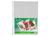 Файл в наборе - А4  50шт.100мкр. 235х305мм. прозрачный глянцевый "Abdi" 