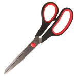 Ножницы - 21см "Buro Ergo" ручки с резиновой вставкой (Silwerhof)