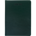 Ежедневник датированный - 2026г. А5 зеленый "SIDNEY NEBRASKA" срез золотой (GSF)