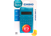 Калькулятор научный -  181 функции "CASIO" FX-220PLUS-2-S-EH голубой (АК Цент)