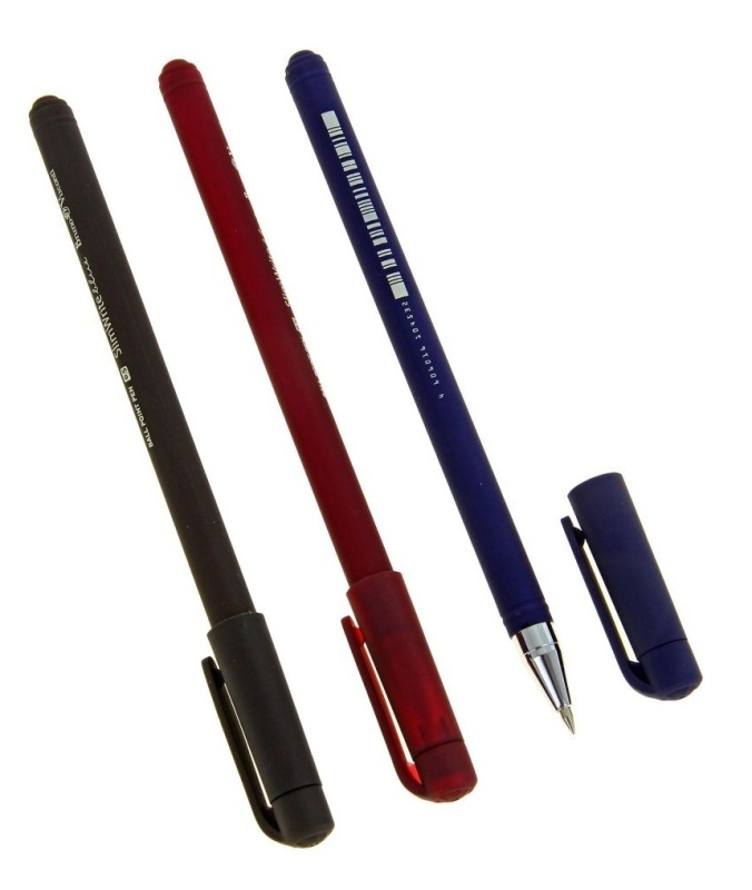 Ручка шариковая - синий стержень 0.5мм. "SlimWrite. Original" (Bruno Visconti)
