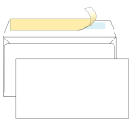 Конверт - 110х220 белый б/окна отрывная лента (OfficeSpace)