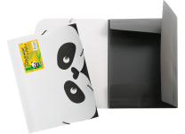 Папка с резинкой - А4 "Панда" (Beautone)