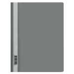 Скоросшиватель пластиковый - серый А4 120мкм. (Стамм)