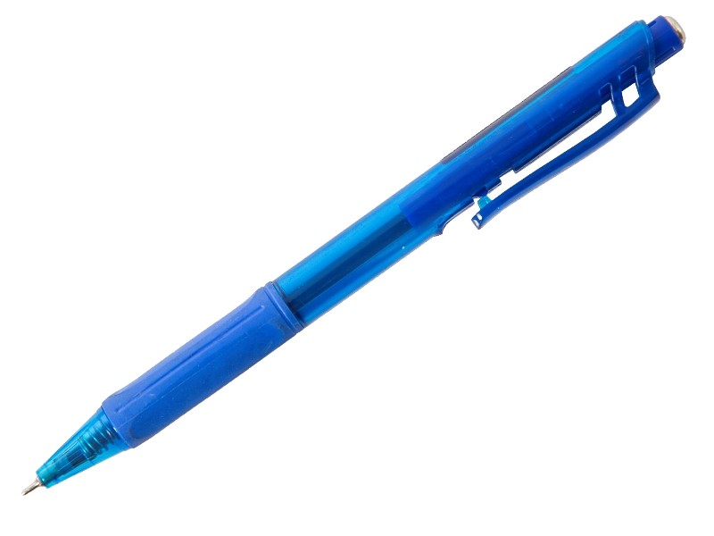 Ручка шариковая автоматическая - синий стержень "RETRACT" 0.7мм. (LINC)
