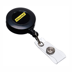 Брелок-ретрактор с вытяжной нитью черный в блистере (Silwerhof)