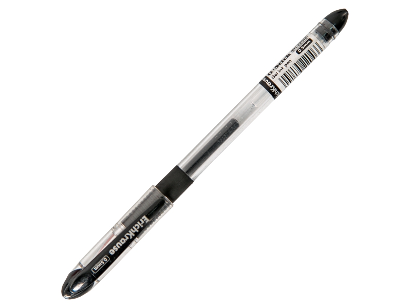 Ручка гелевая - чёрный стержень "G stick" (ErichKrause)