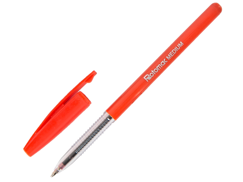 Ручка шариковая - красный стержень "Rotomac-Medium TC" (Rotomac)