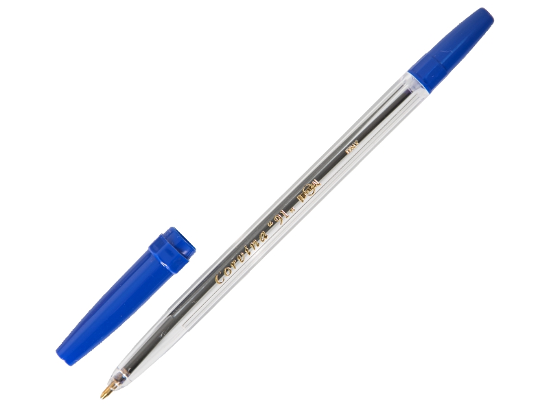 Ручка шариковая - синий стержень "CORVINA-91" (U)