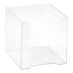 Подставка д/бумаг - 9х9х9 прозрачный (Стамм)