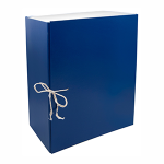 Коробка архивная - А4 ассорти 120мм. разобранный 2 завязки (Silwerhof)