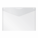 Папка с кнопкой - A4 прозрачный 0.10мм "Бюрократ Economy" (Silwerhof)