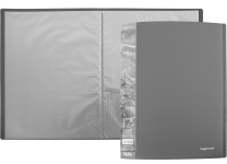 Папка с файлами - А4 10 серый "Agatis" (Silwerhof)