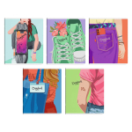 Тетрадь - А5  48л. клетка "МОЛОДЁЖНЫЙ СТИЛЬ" (Феникс)