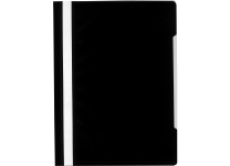 Скоросшиватель пластиковый - черный "Бюрократ" (Silwerhof)