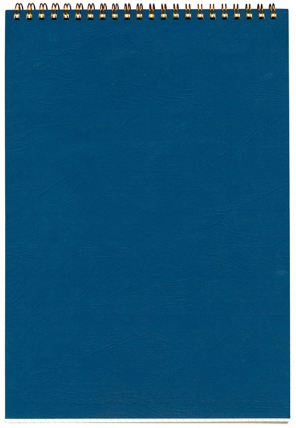 Блокнот - А4  60л. клетка синяя на спирали "Office" (Альт)