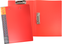 Папка с 2-мя зажимами - А4 красный (237х20х307мм.) "Айса" толщина пластика 0.70мм. (Shantou Yuansheng Industry)