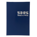 Книга учета - А4 96л. линейка синий б/вин. обл. тв.переплет (Альт)