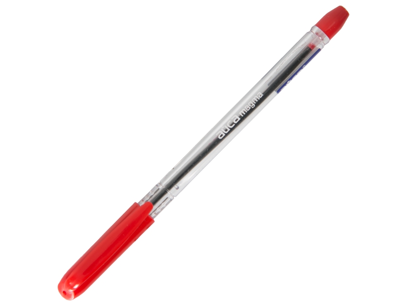 Ручка шариковая - красный стержень "Айса Magma" (SARAJU)