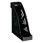 Лоток вертикальный - 1 секционный черный "Эксперт" 95мм (Стамм)