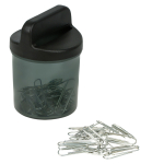 Подставка д/скрепок - черная магнитная 50шт. (Стамм)