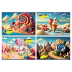 Альбом д/рисования - А4  8л. "Сладости" (Маяк)