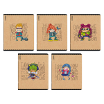 Тетрадь - А5  48л. клетка "ЧУДИКИ" (Феникс)