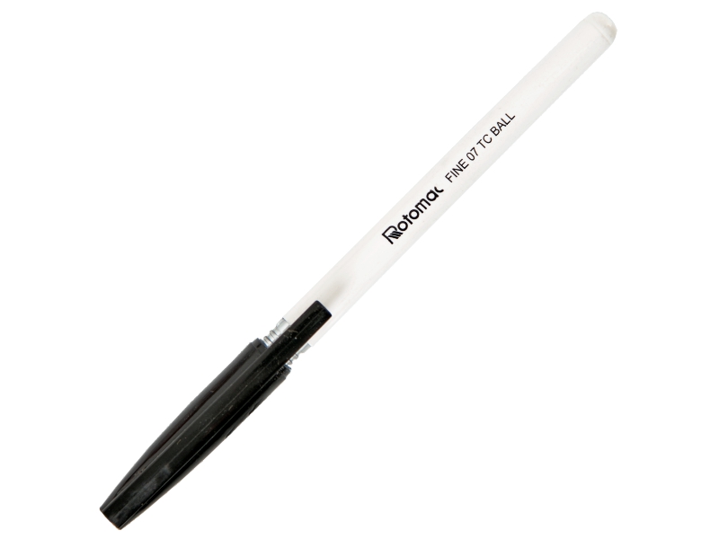 Ручка шариковая - чёрный стержень "Rotomac-Fine TC Ball" (Rotomac)