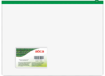 Папка с замком - А4 зеленый (330х240мм.) с карманом толщина пластика 0.17мм. (Shantou Yuansheng Industry)