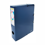 Папка архивная - 55мм А4 синий "Perlen" (Silwerhof)