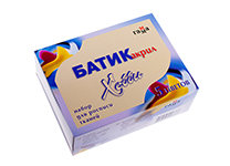 Краски д/ткани в наборе -  5цв. "Акрил-Батик" (Гамма)