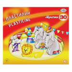 Пластилин - 30цв. "Мультики" 600г. со стеком. картон. упаковка (Гамма)