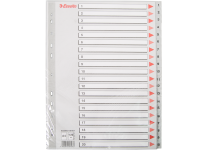 Разделитель пластиковый - 20цифр. серый (ESSELTE)