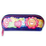 Пенал д/девочек - 19.5х5.5х7 "Мишка в рамке" (Феникс)