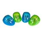 Точилка - 2 отверстие ассорти "EASYSHARP. Космическая" с прозрачным контейнером (Bruno Visconti)