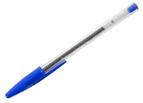 Ручка шариковая - синий стержень "CORVINA WH-T" (U)