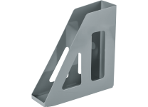 Лоток вертикальный - 1 секционный серый "Актив" (Стамм)