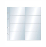 Файл д/визиток 8 карманов - 210х240мм. прозрачный (ДПС)