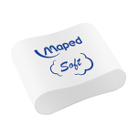 Ластик белый "Essentials Soft" белый маленький (Maped)
