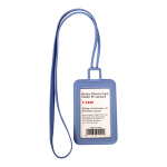 Бейдж - 85х54мм. вертикальный без зажима силиконовый ассорти (KEJEA-SHAAN) 