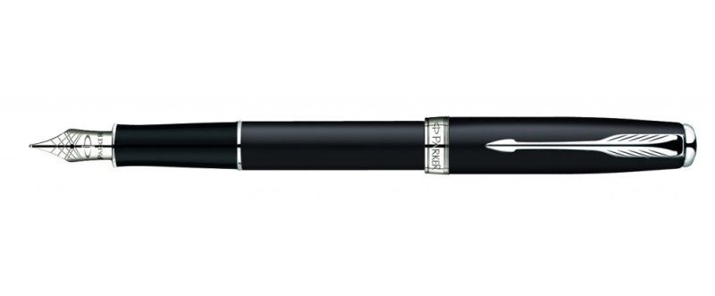 Ручка перьевая подарочная - корпус-чёрный  "Son07 MBLK CT FP" (PARKER)