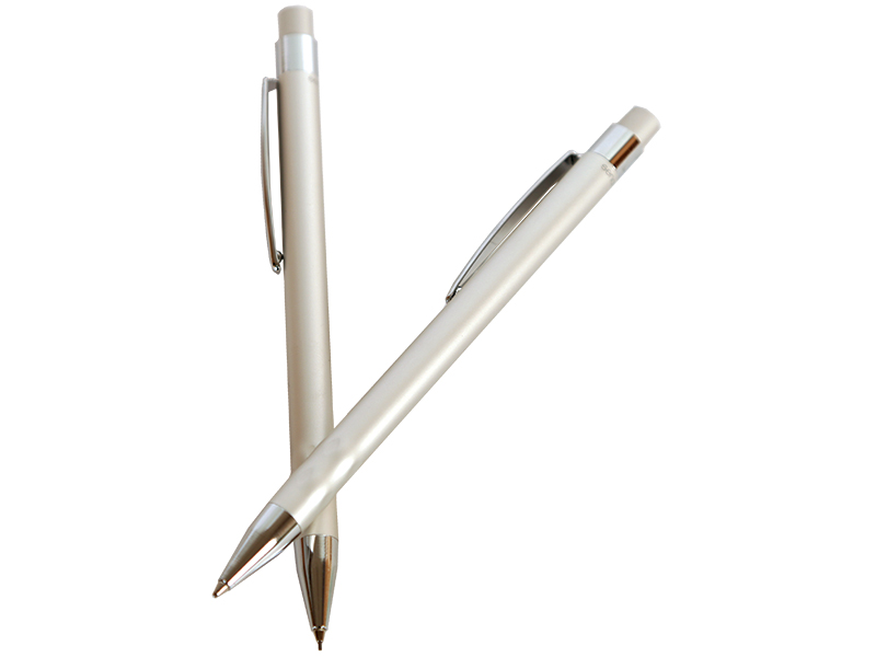 Подарочный набор - шариковая ручка+карандаш/корпус серебр. "DELGADO" (SENATOR)