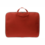 Папка с замком - А3 красный "Lamark" тканевая с ручками (ФинСиб)