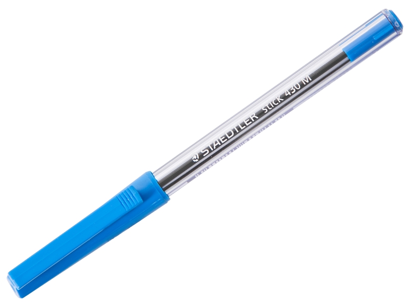 Ручка шариковая - синий стержень "Stick" (STAEDTLER)