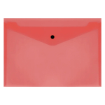 Папка с кнопкой - А4 красный 150мкм. (Стамм)