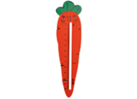 Линейка деревянная - 12см. "MESHU Carrot" (Рельеф-Центр)