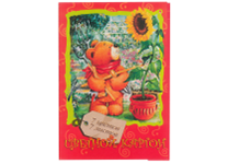 Картон цветной в наборе - 195х288  7л. 7цв. "Мультики" (Альт)