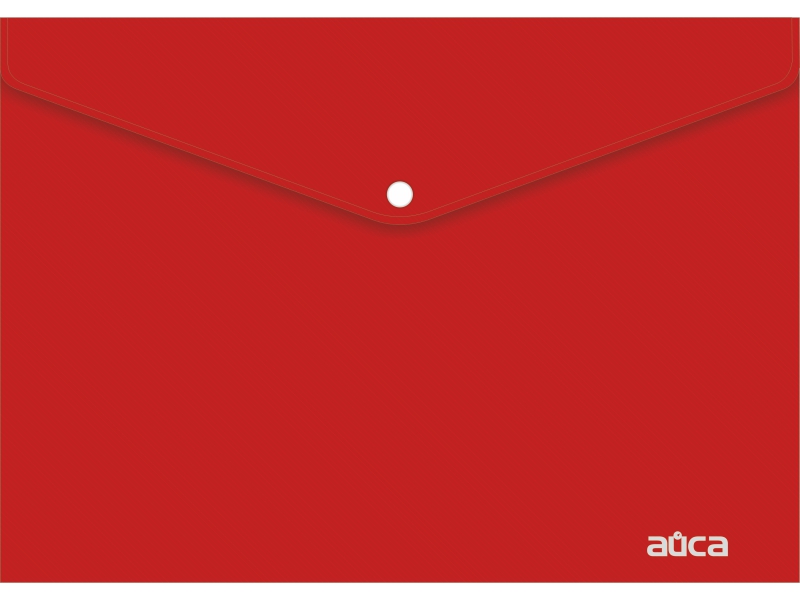 Папка с кнопкой - A4 красный (237х330мм.) "Айса" толщина пластика 0.15мм. (Shantou Yuansheng Industry)